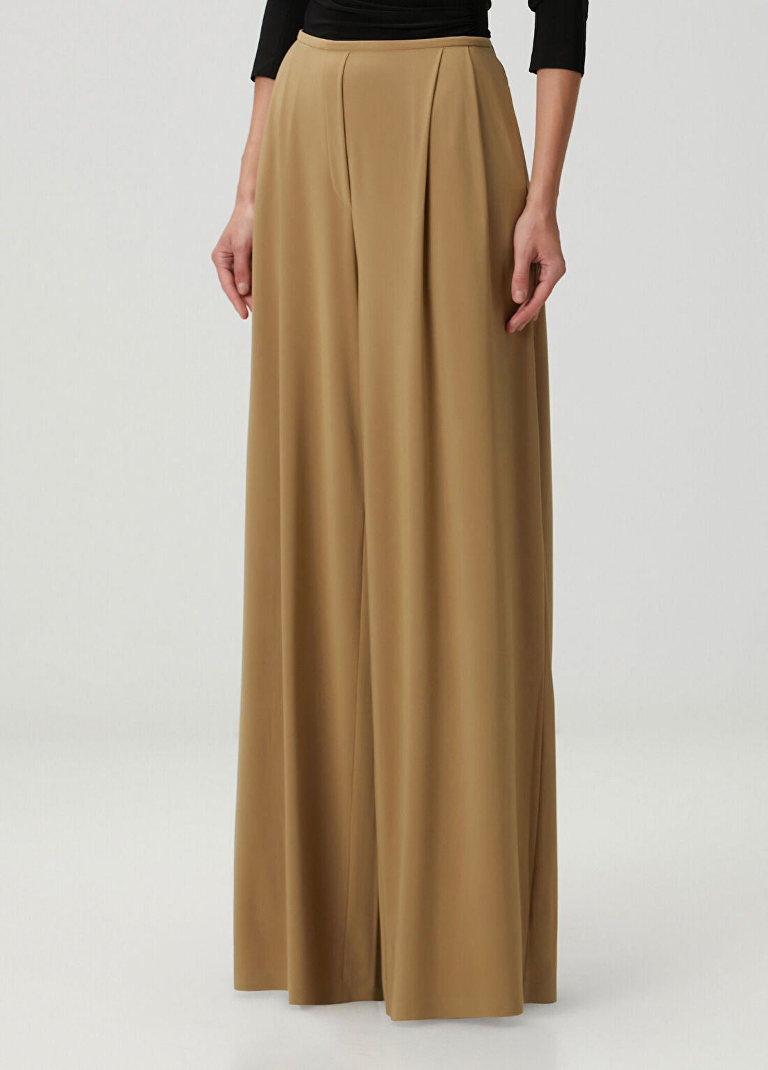 Norma Kamali Camel Pantolon görsel 3