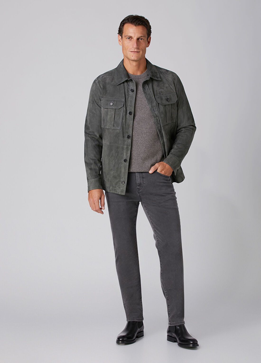 Beymen Collection Vizon Kaşmir Triko görsel 3