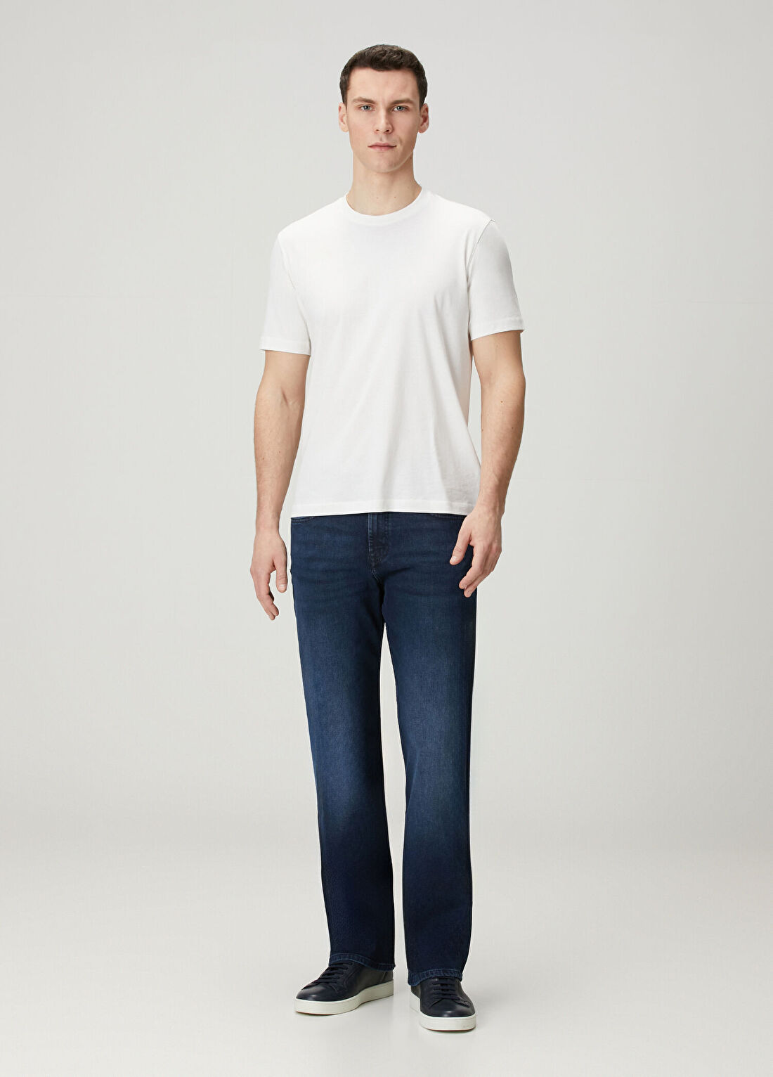 Slowear Beyaz Basic T-shirt görsel 2