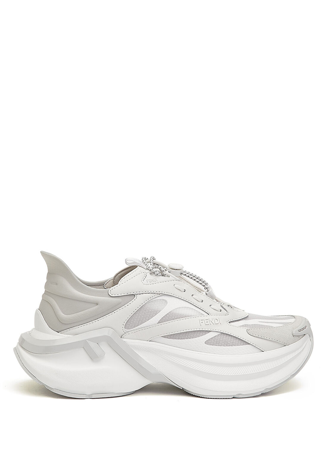 Fendi Flight Beyaz Krem Kadın Sneaker