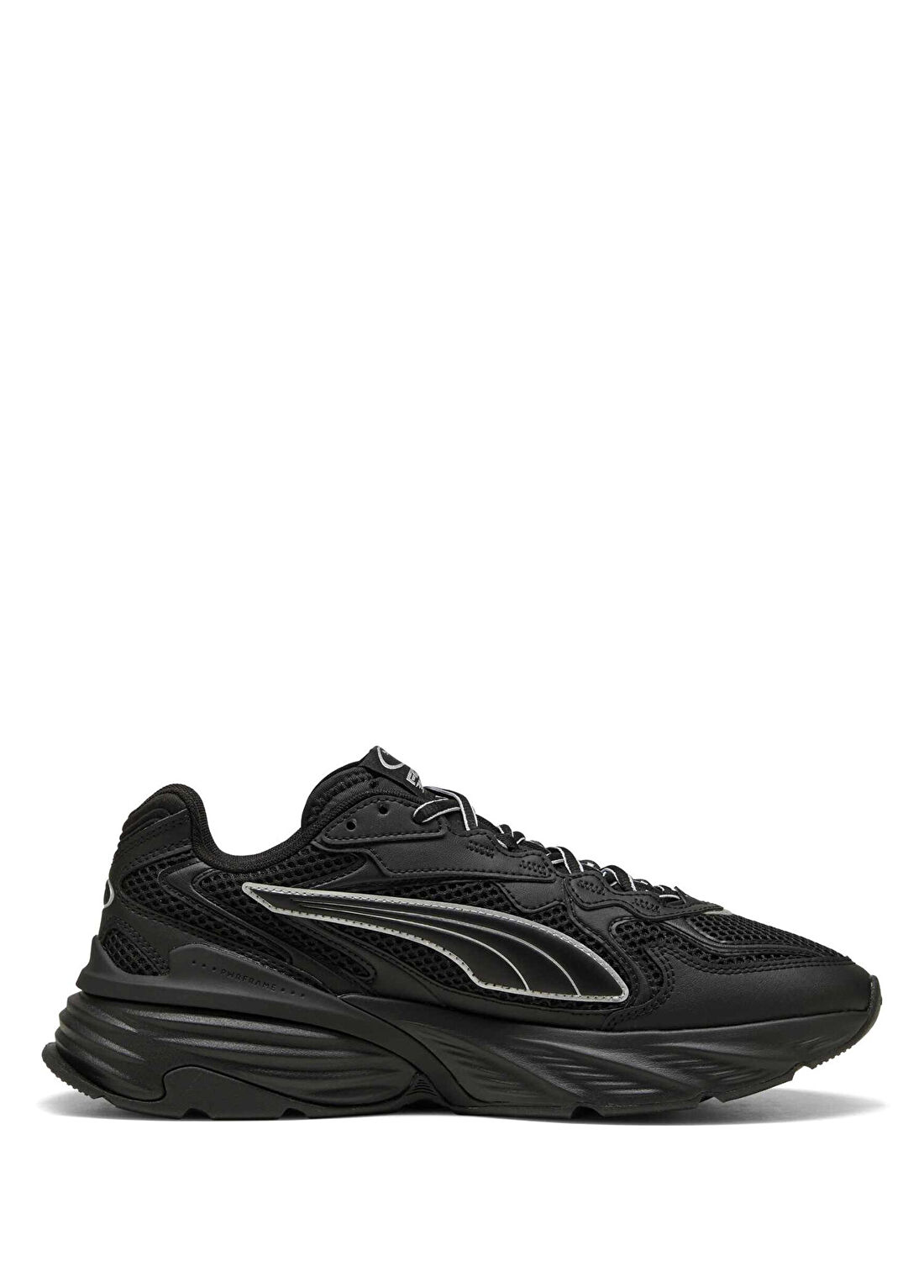 Puma Fade Black Silver Unisex Sneaker
