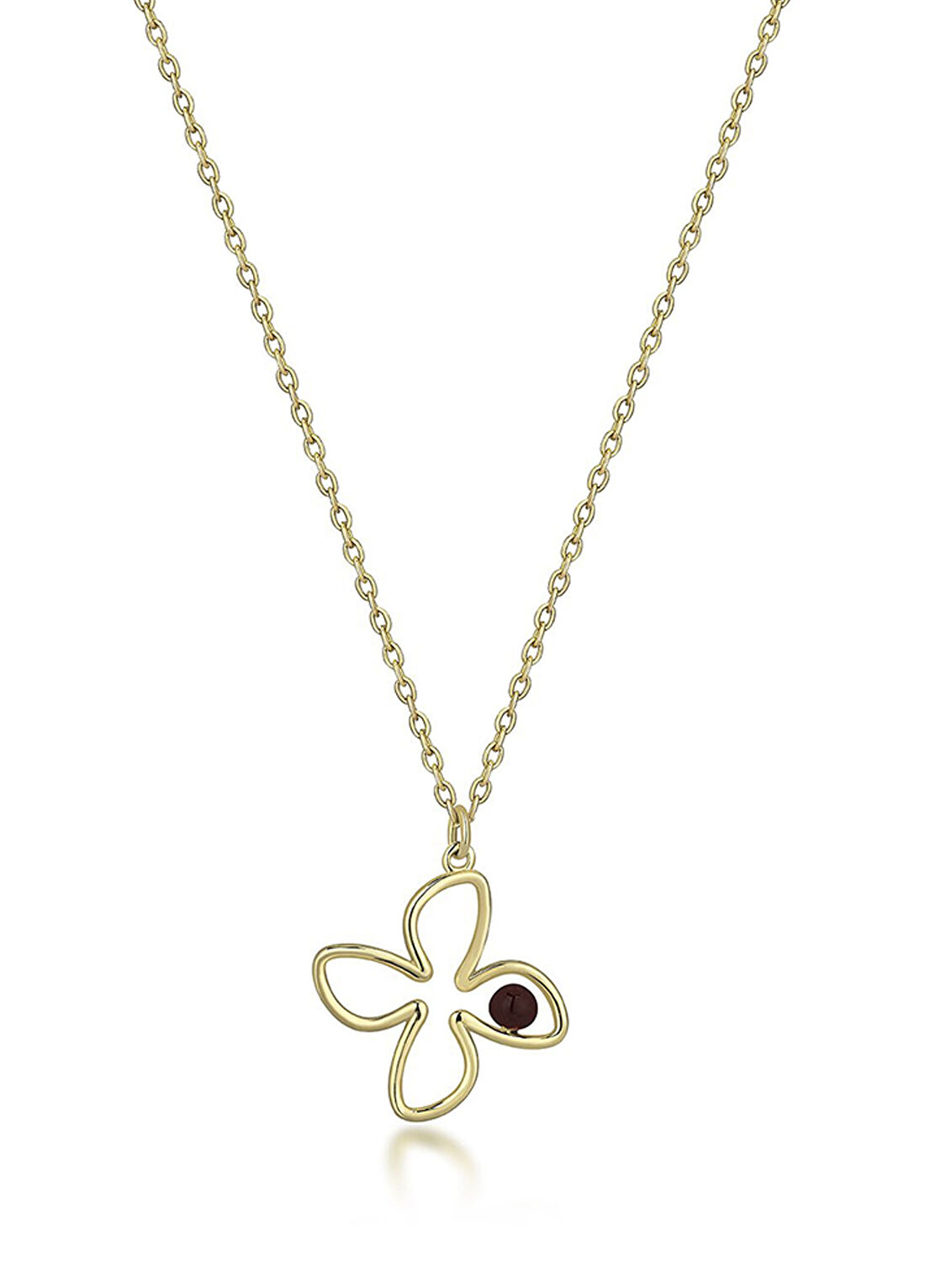 Reis Kuyumculuk Flower Grape 14 Ayar Rose Gold Kadın Kolye