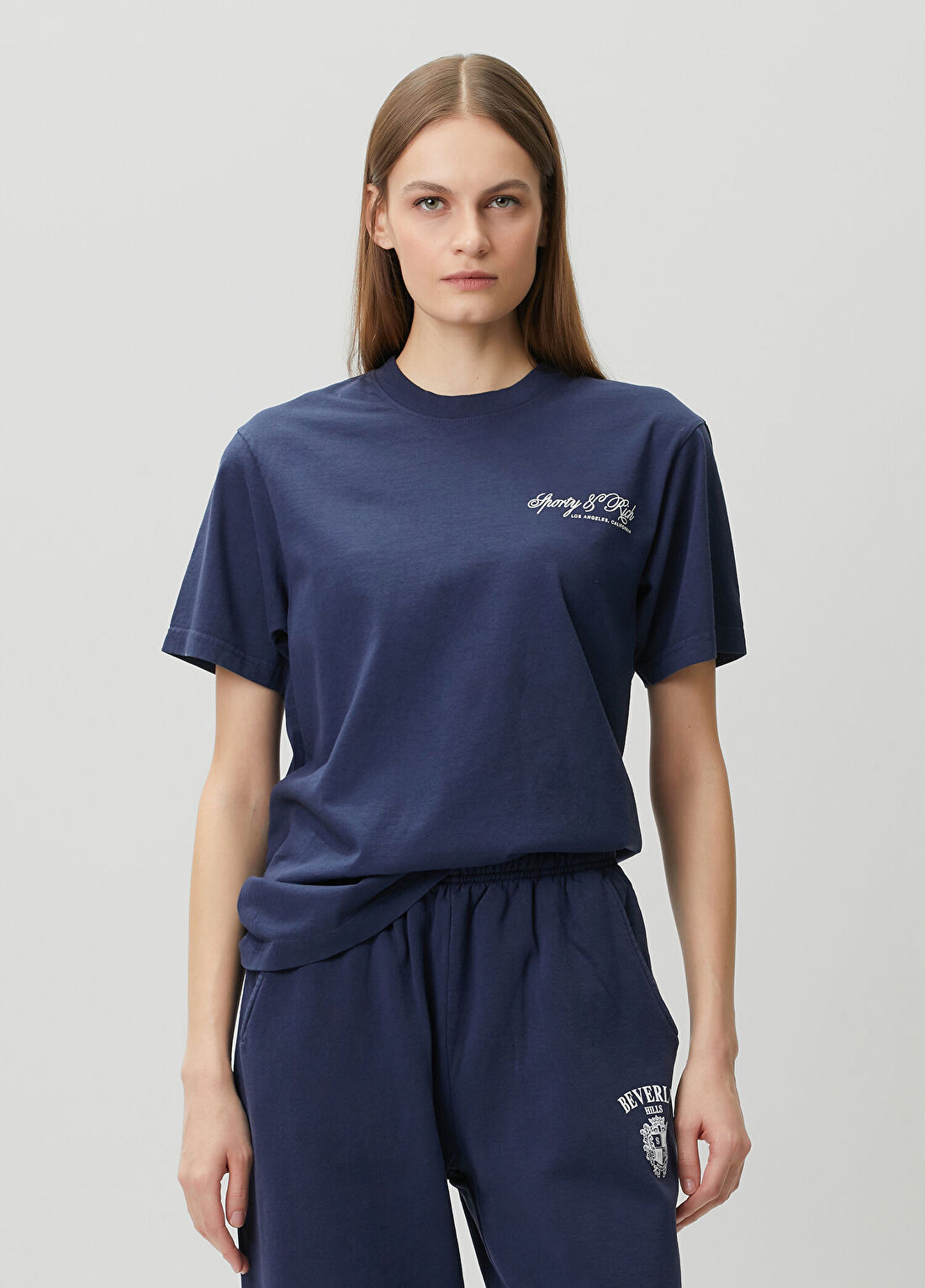 Sporty & Rich International Lacivert T-shirt
