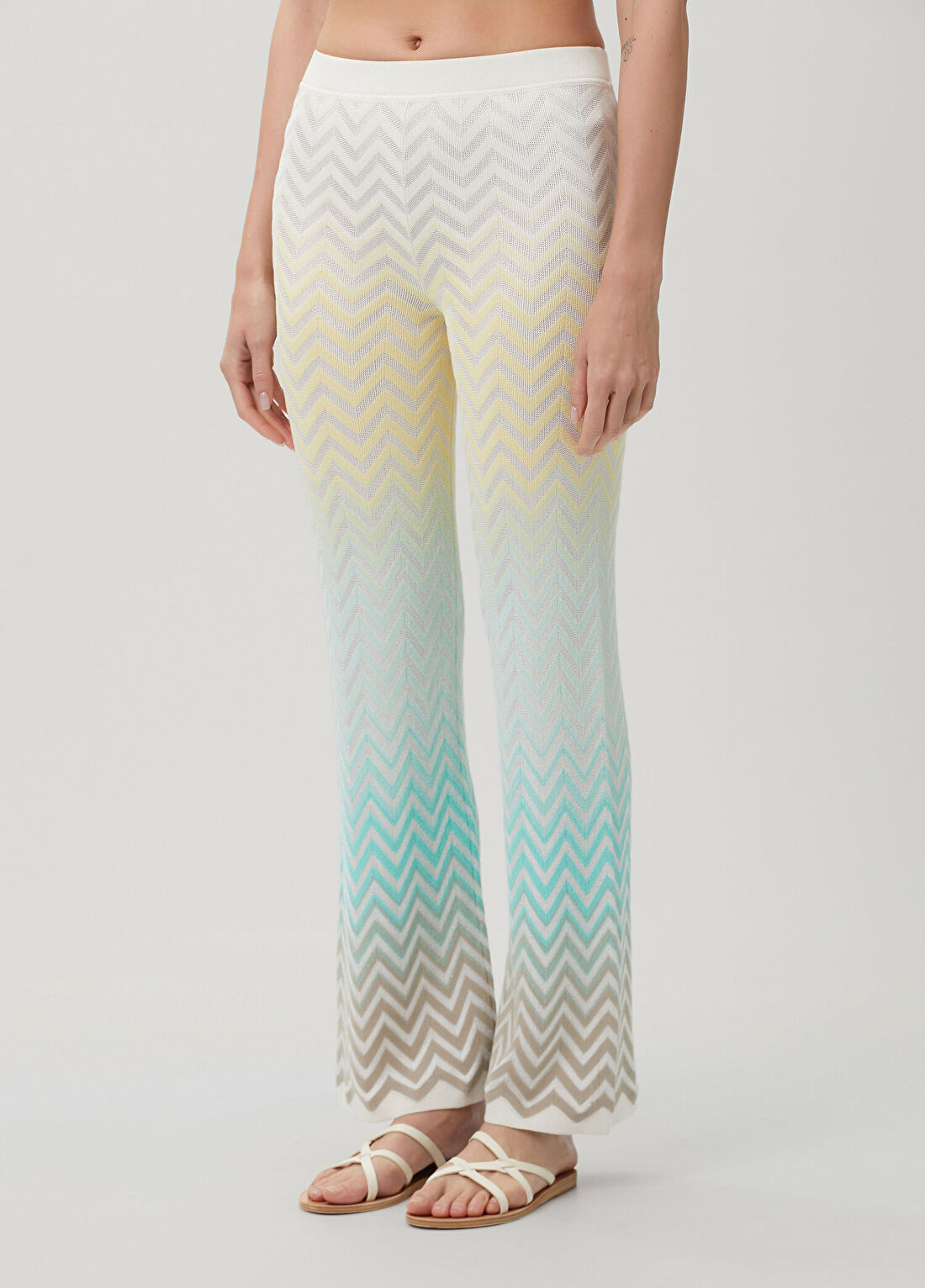 Missoni Sarı Mavi Degrade Pantolon görsel 3