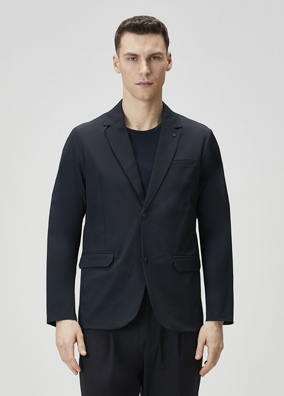Isaora Comfy Koyu Lacivert Blazer