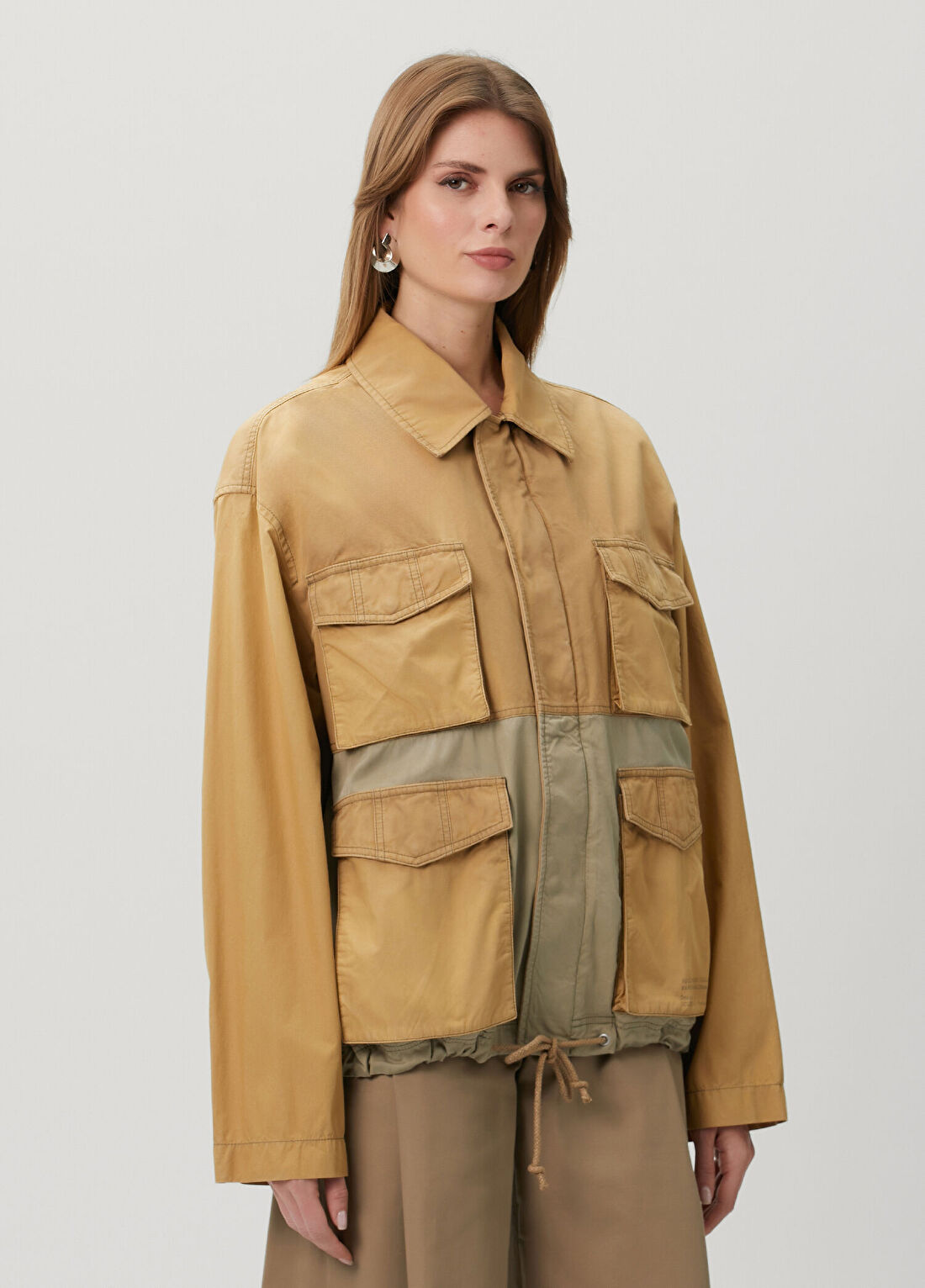 Golden Goose Camel Ceket görsel 3