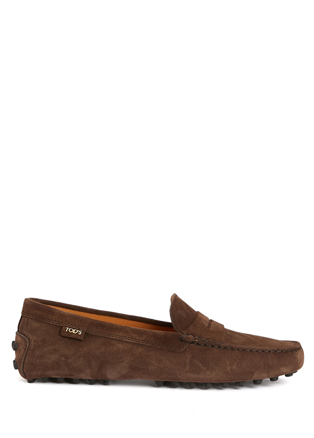 Tod's Koyu Kahverengi Kadın Süet Loafer