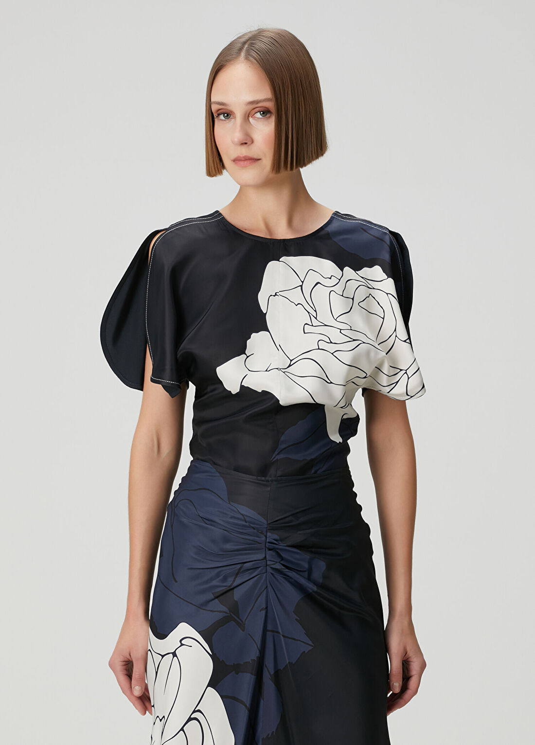Victoria Beckham Lacivert Bluz