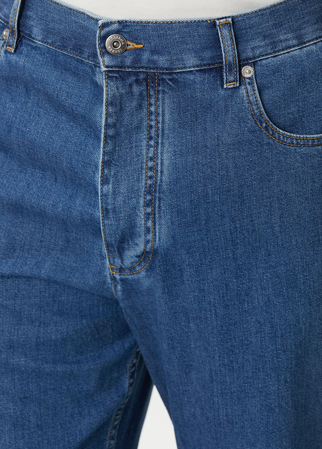 Bottega Veneta Mavi Jean Pantolon görsel 4