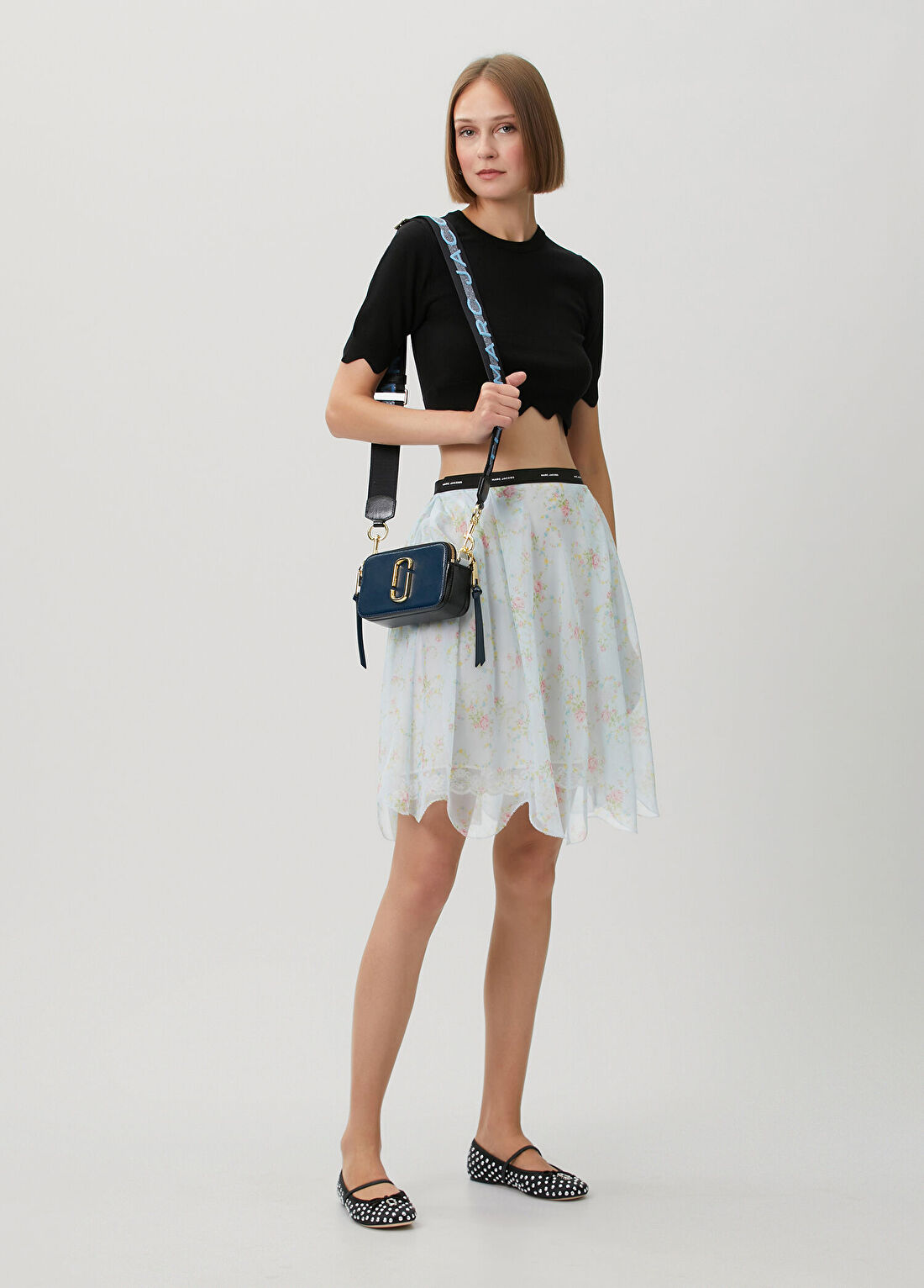 Marc Jacobs Siyah Crop Triko görsel 2