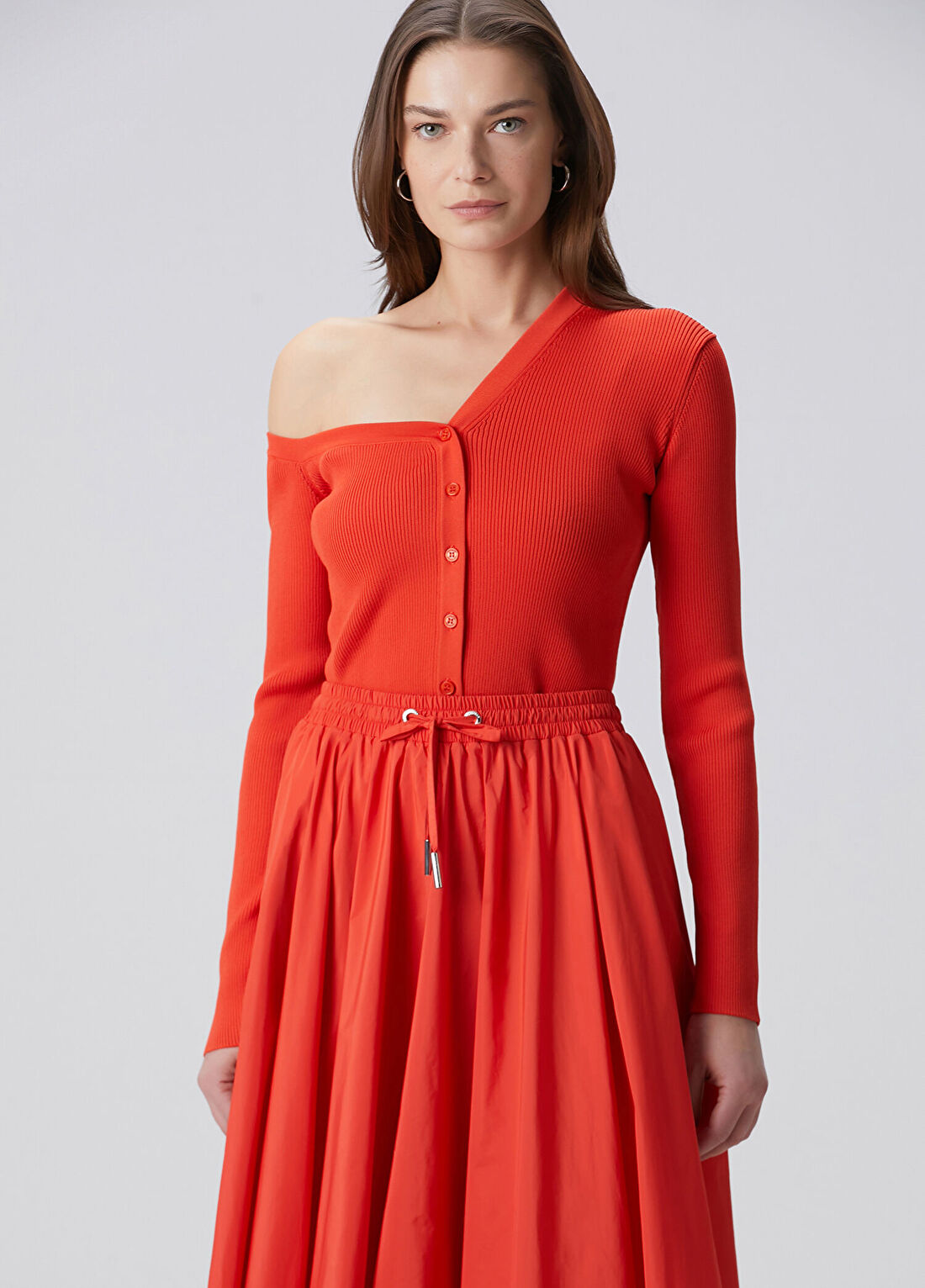 Beymen Collection Nar Çiçeği Düşük Omuzlu Hırka