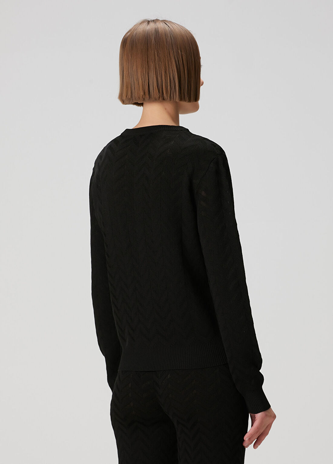 Missoni Siyah Desenli Triko görsel 4