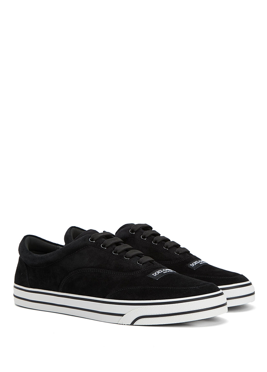 Dolce&Gabbana Siyah Erkek Deri Sneaker görsel 2