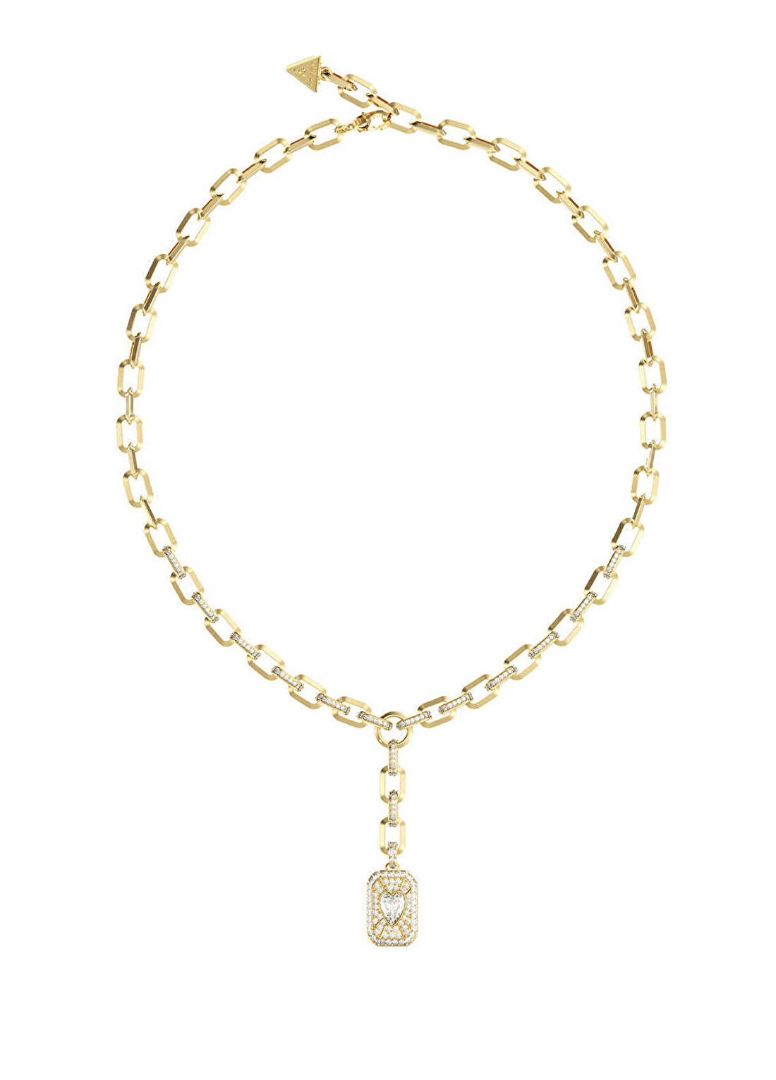 Guess JGUJUBN06347JWYGTU Crystal Love Kalpli Altın Reng Çelik Kadın Kolye