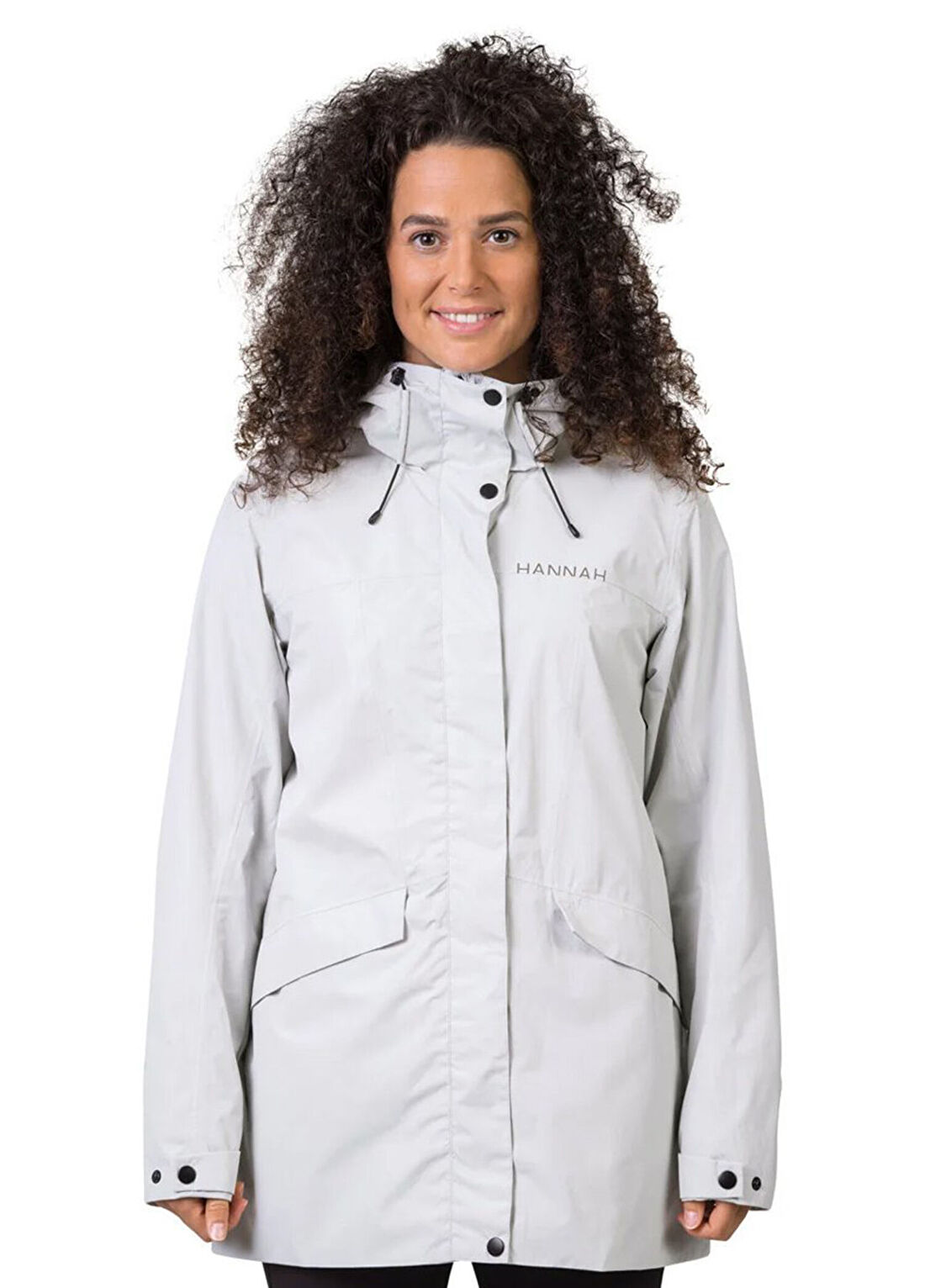 Hannah Zafrina II Dawn Blue Kapüşonlu Kadın Outdoor Ceket görsel 3