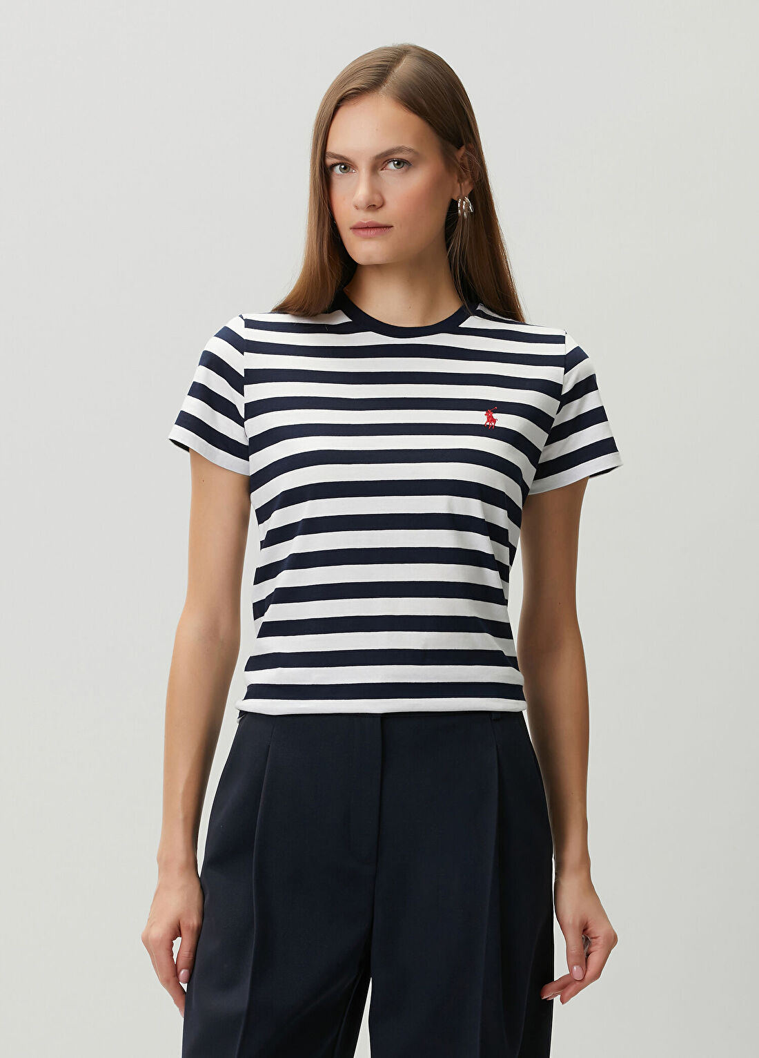 Polo Ralph Lauren Lacivert Beyaz Çizgili T-shirt