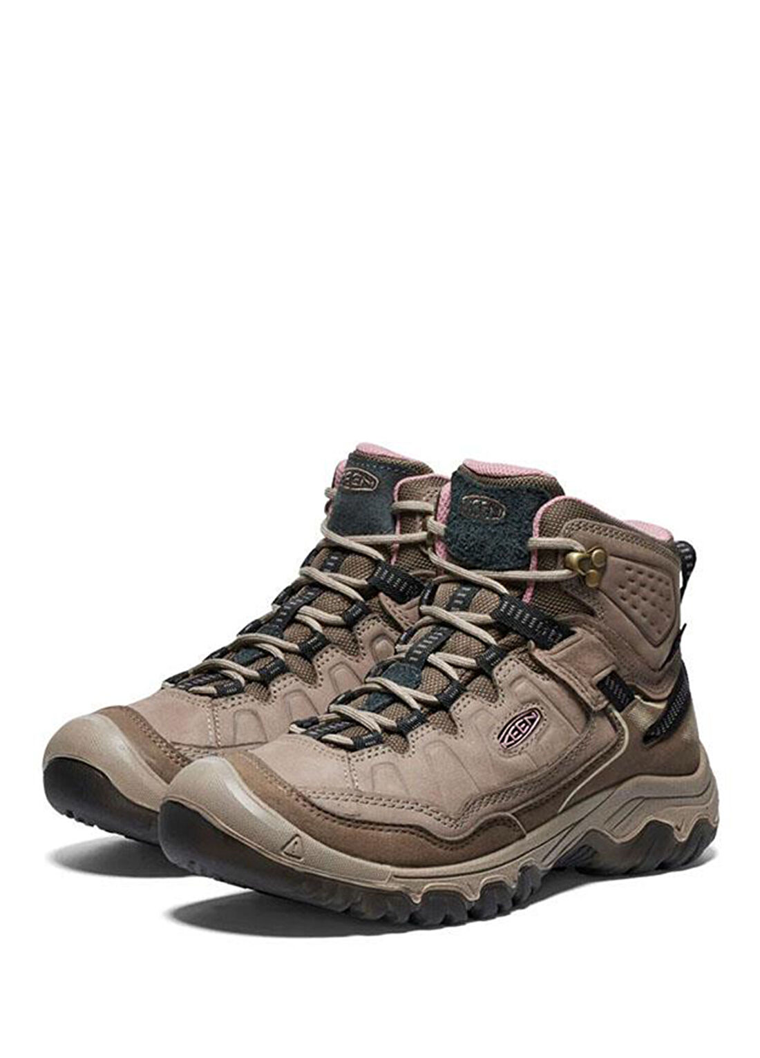Keen Targhee IV Brindle Nostalgia Rose Su Geçirmez Kadın Yürüyüş Botu görsel 2