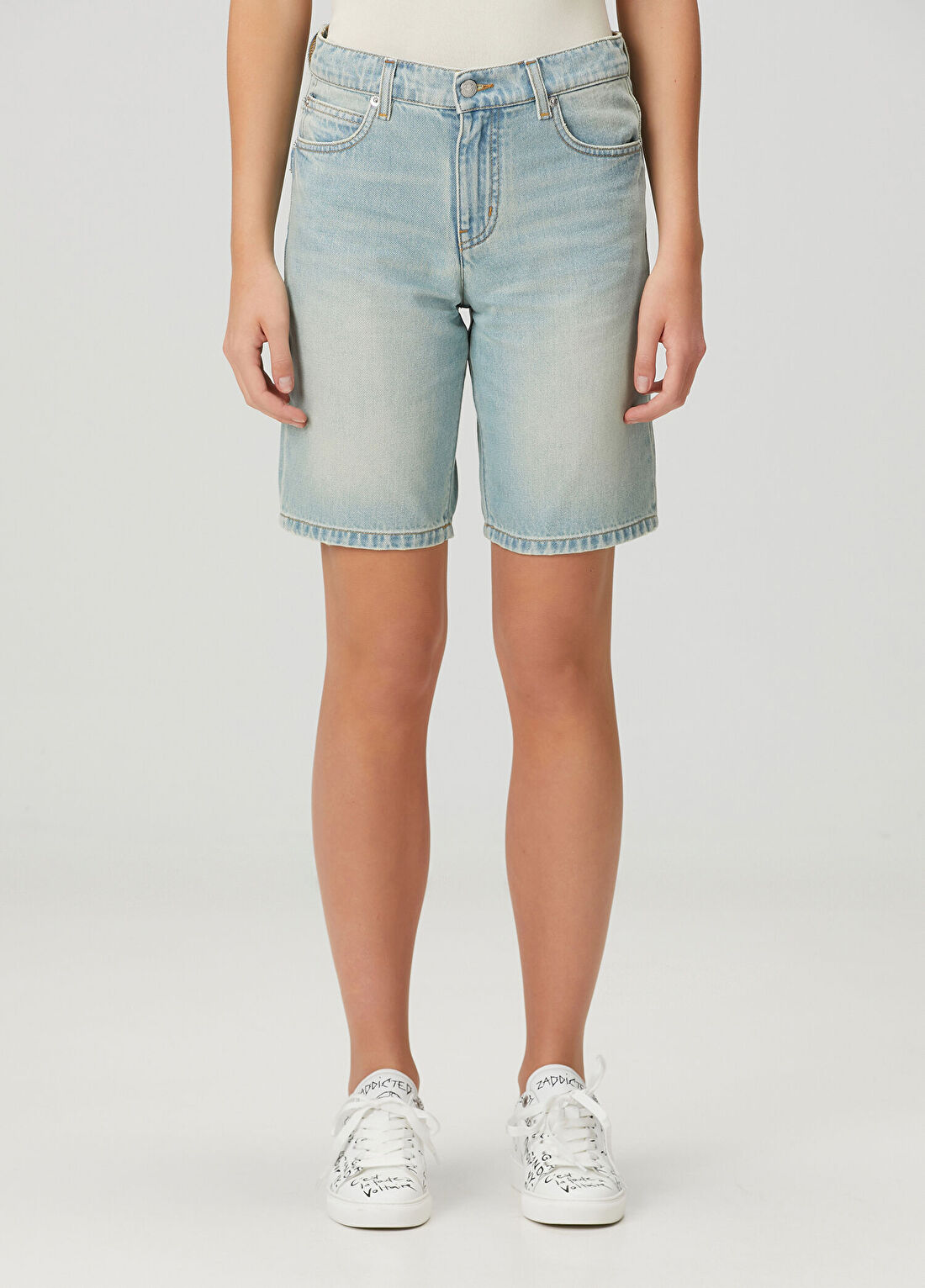 Zadig&Voltaire Sady Mavi Denim Şort görsel 2