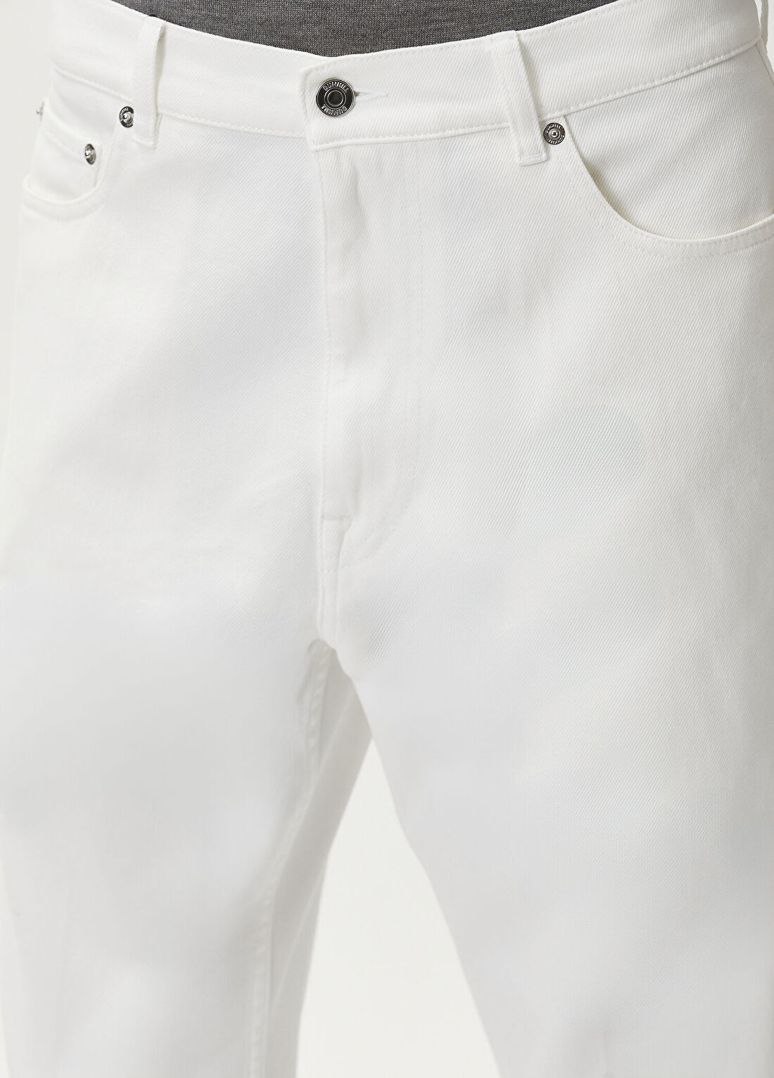 Dunhill Beyaz Jean Pantolon görsel 4