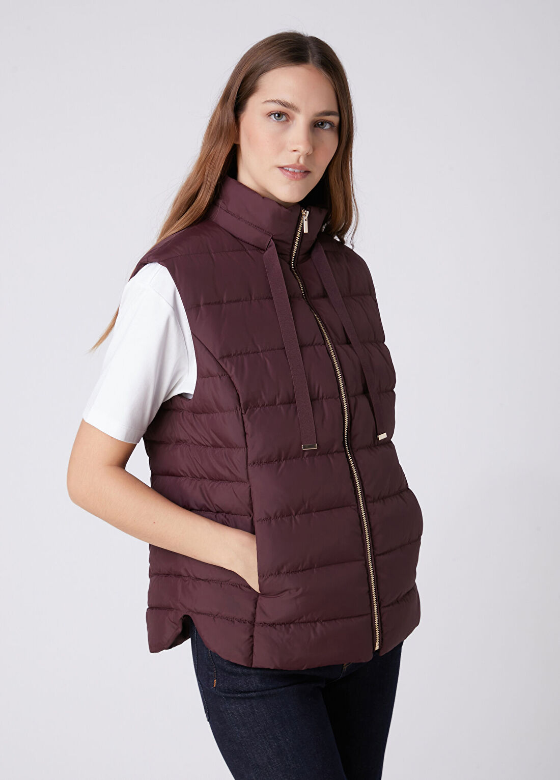Beymen Club Mürdüm Basic Puffer Yelek