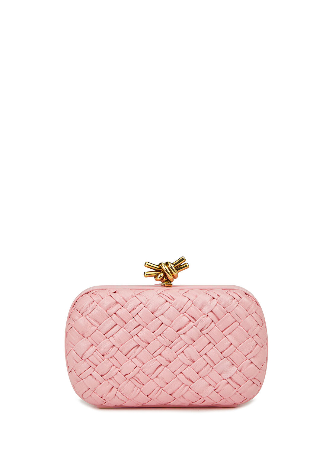 Bottega Veneta Knot Pembe Kadın Deri El Portföyü