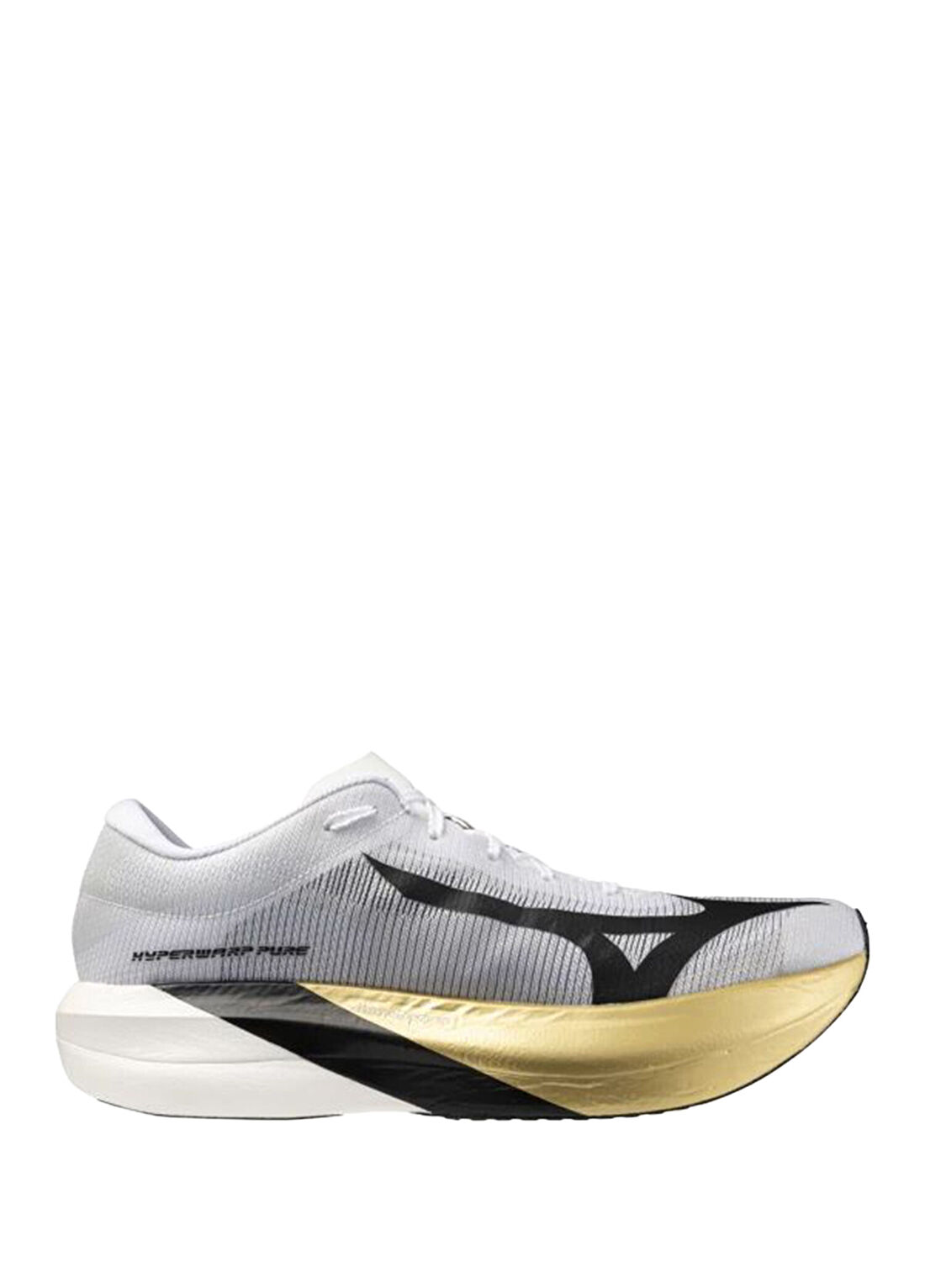 Mizuno Hyperwarp Pure Gri Altın Erkek Koşu Ayakkabısı