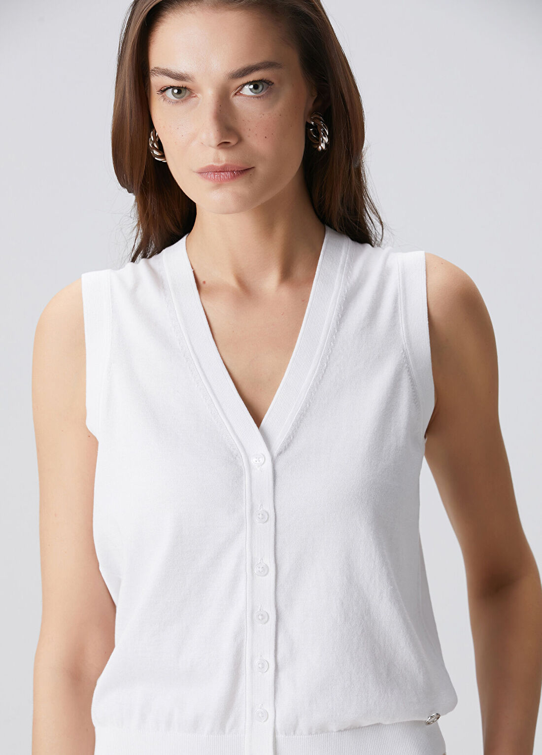 Beymen Collection Beyaz Koton Yelek görsel 2