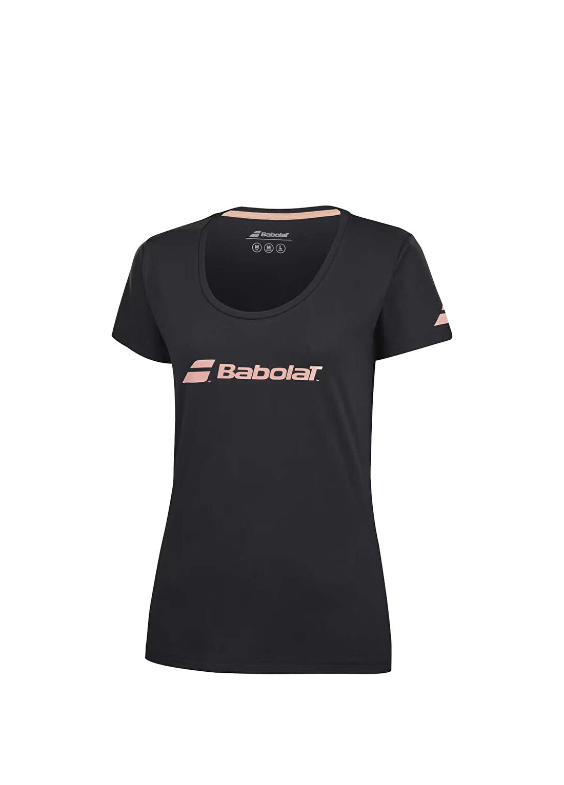 Babolat Exercise Siyah Kadın Tenis Tişörtü görsel 2