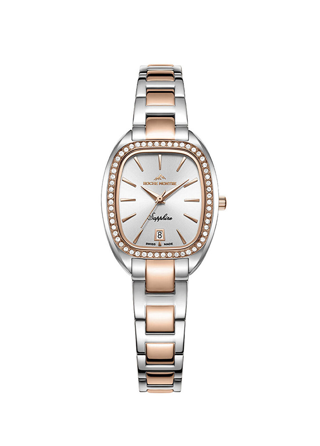 Roche Montre RML5005-04 Metalik Gri Rose Gold Çelik Kadın Kol Saati