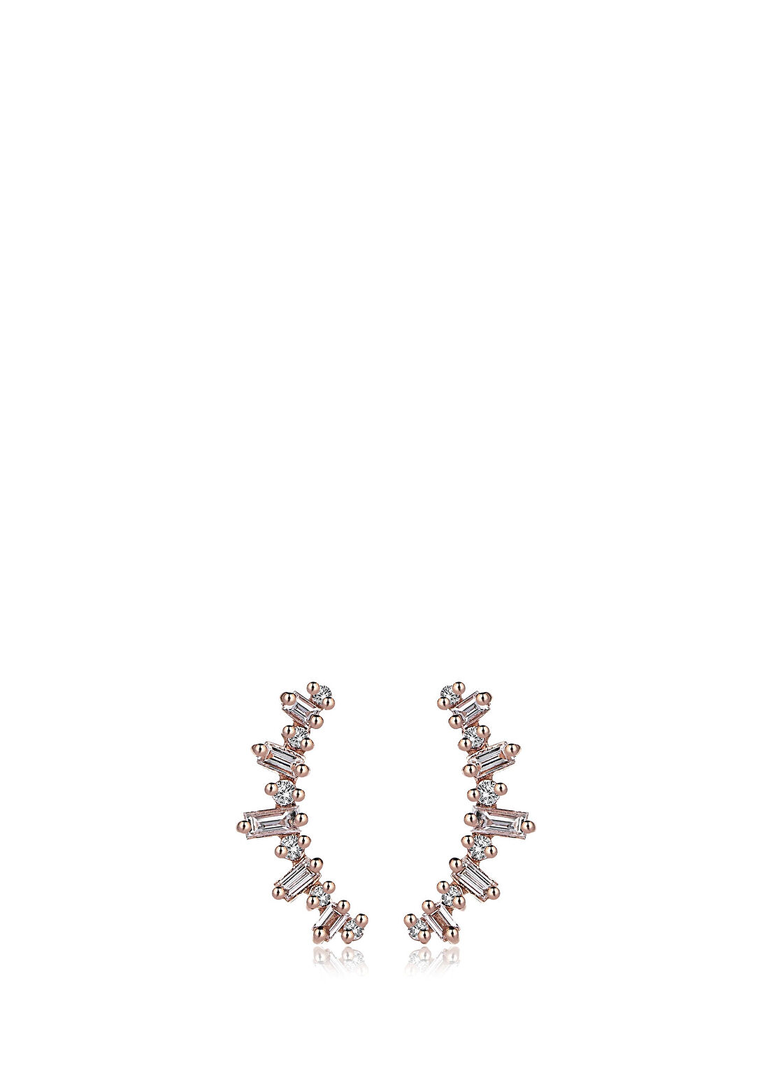 Reis Kuyumculuk Havva 3 14 Ayar Rose Gold Kadın Küpe