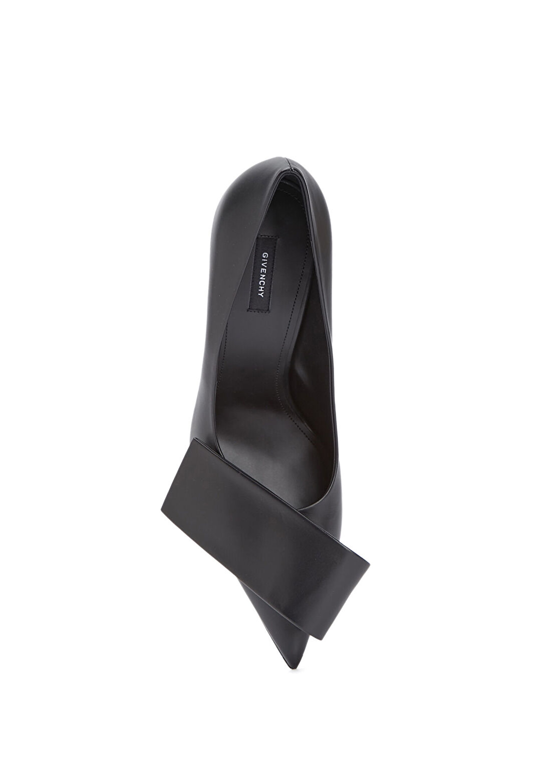 Givenchy Twisted Ribbon Siyah Deri Stiletto görsel 4