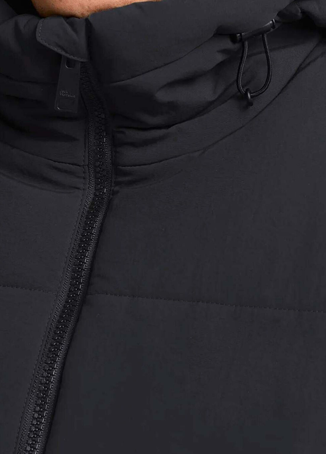 Jack Wolfskin Northern Lite Siyah Kapüşonlu Erkek Outdoor Mont görsel 3