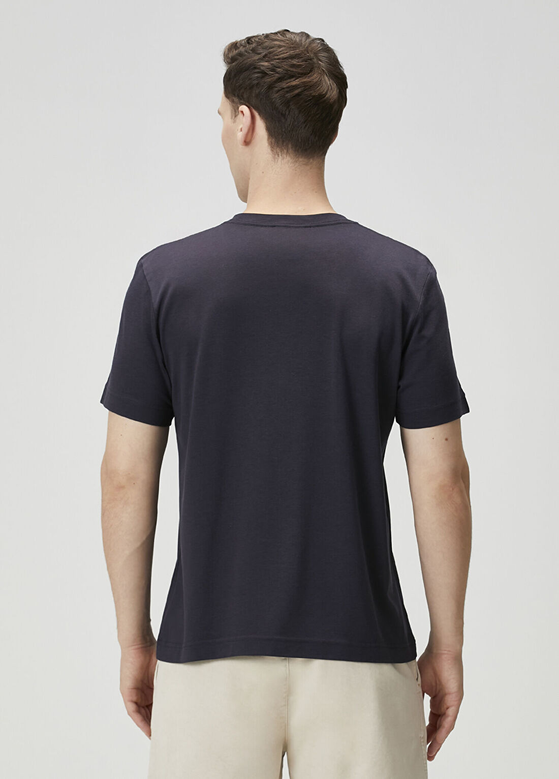 Cdlp Regular Fit Lacivert Basic T-shirt görsel 4