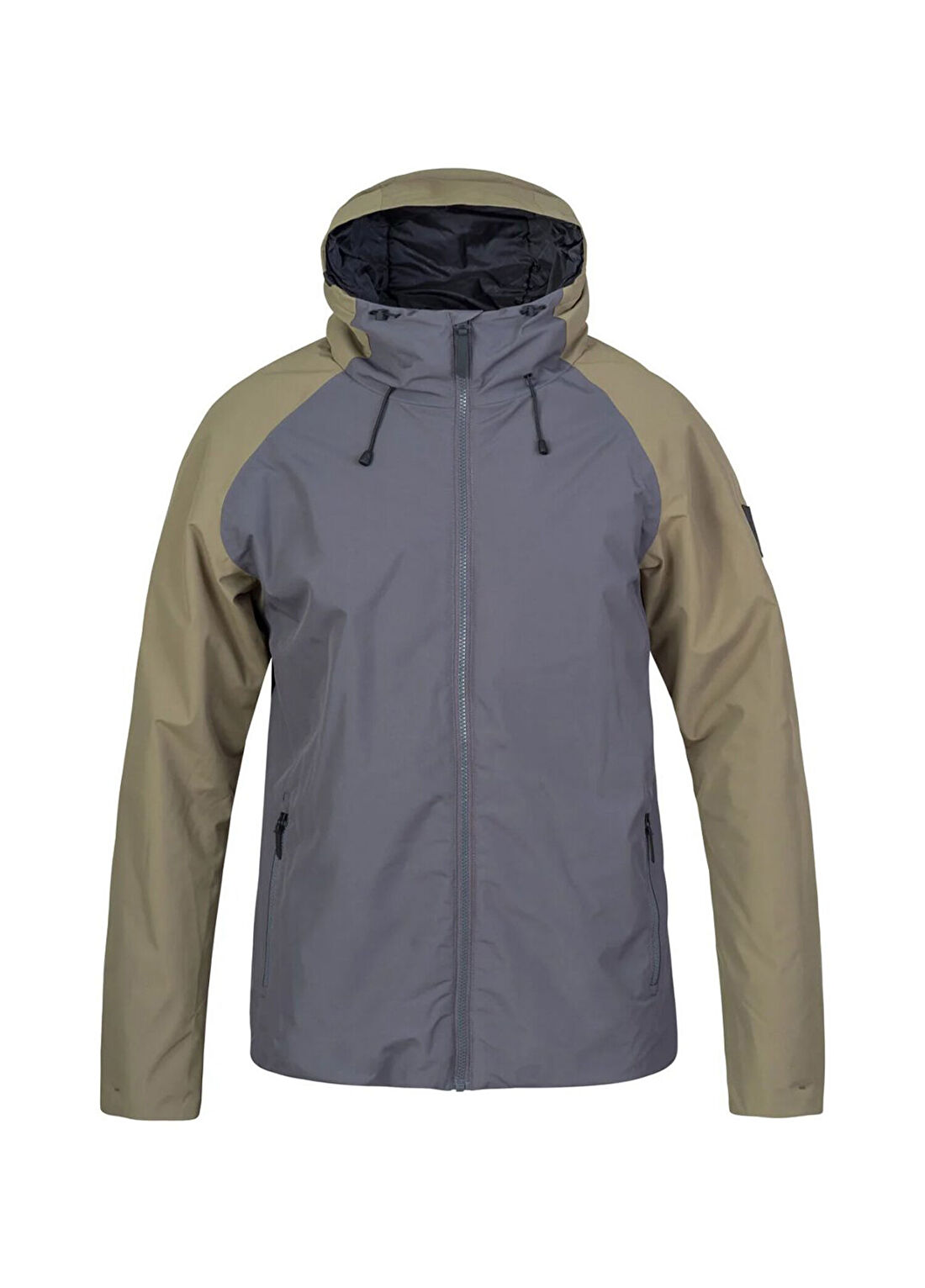 Hannah Mascon Asphalt Burnt Olive Kapüşonlu Erkek Outdoor Mont