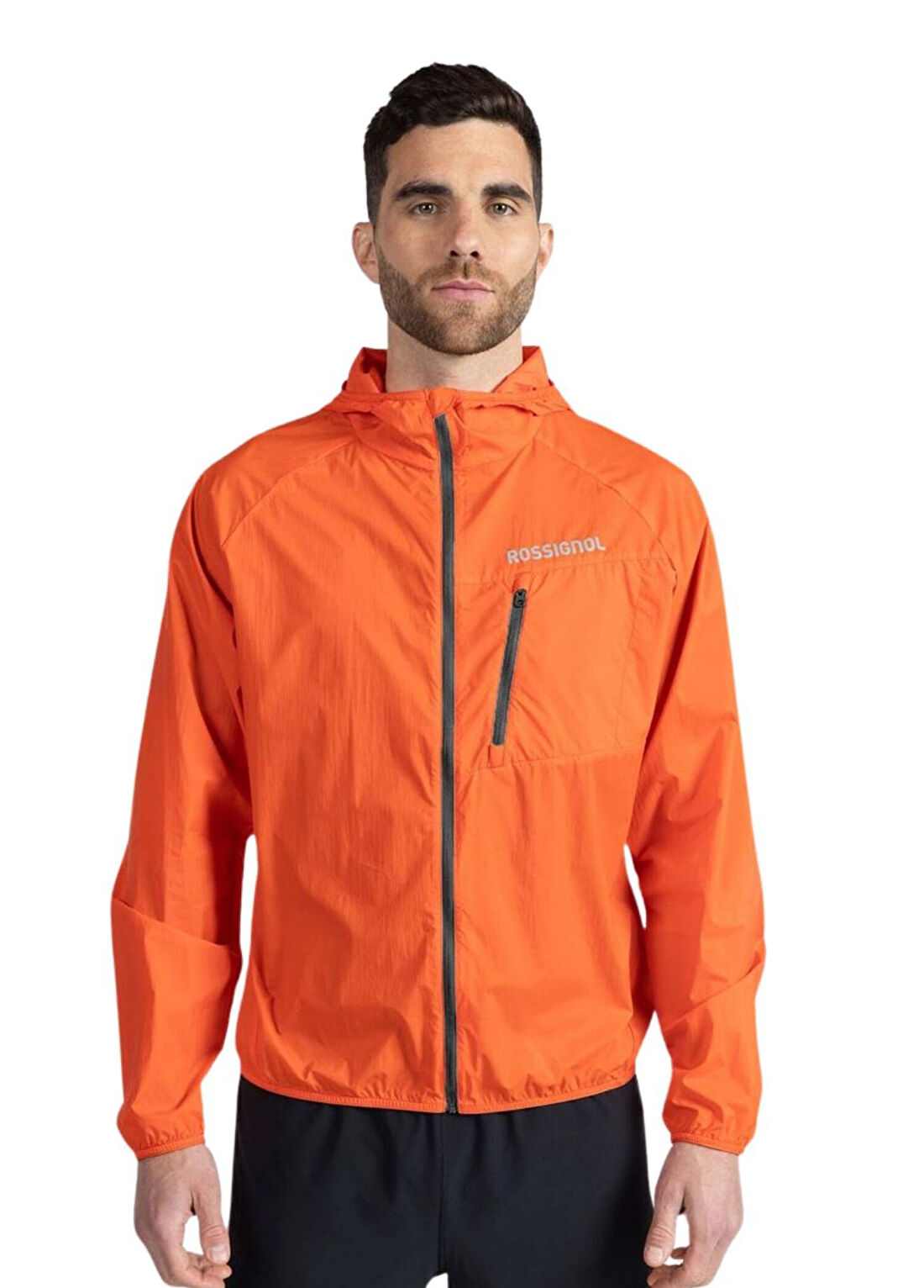 Rossignol Sidelhorn Packable Turuncu Erkek Koşu Rüzgarlığı