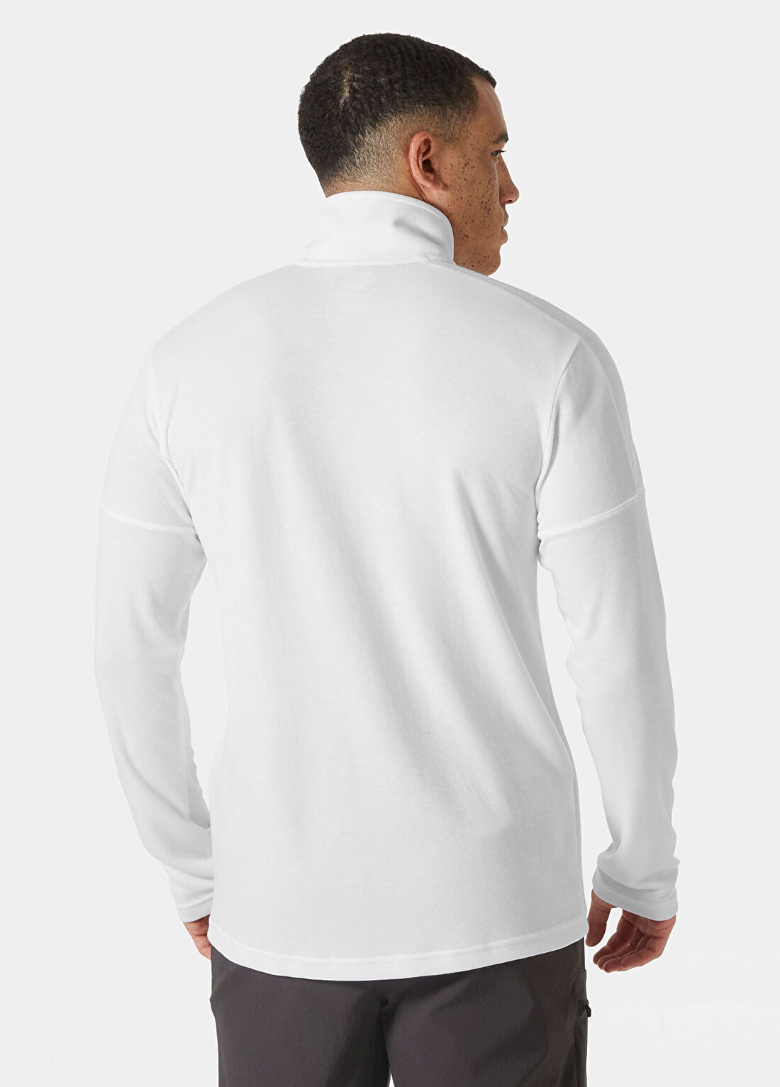 Helly Hansen Hp 1/2 Zip Pullover 2.0 White Erkek Spor Sweatshirt görsel 3