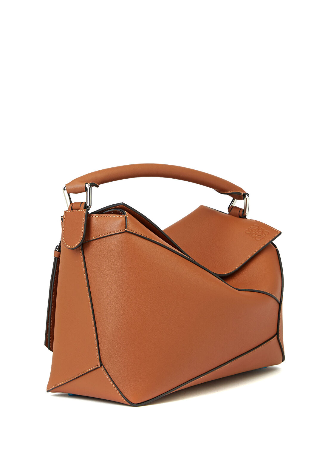 Loewe Puzzle Kahverengi Kadın Deri Çanta görsel 3