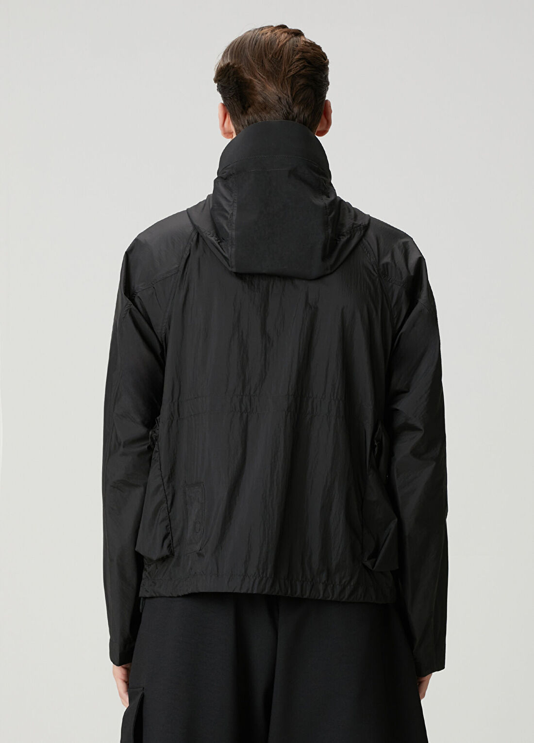 Ten-C Skye Ten Siyah Kapüşonlu Anorak Mont görsel 4