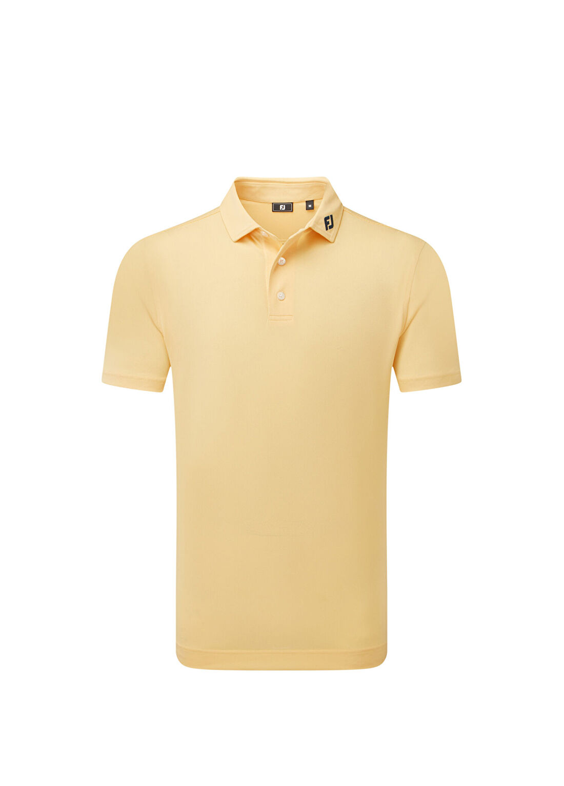 FootJoy Stretch Pique Solid Sarı Polo Yaka Kısa Kollu Erkek Spor T-Shirt