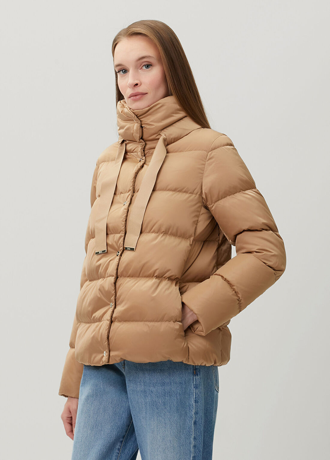 Herno Camel Puffer Mont görsel 3