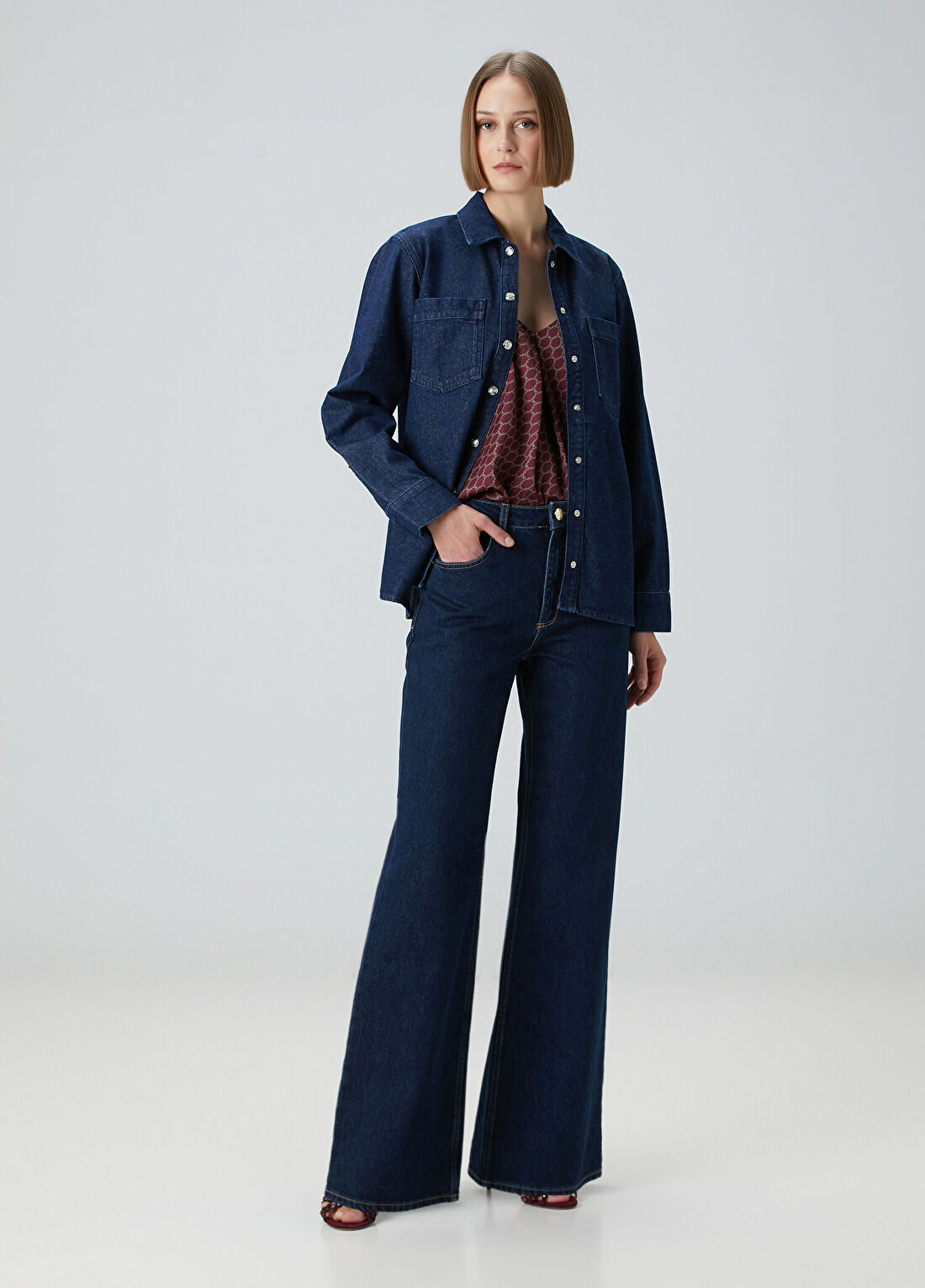 Beymen Collection Indigo Denim Gömlek görsel 2