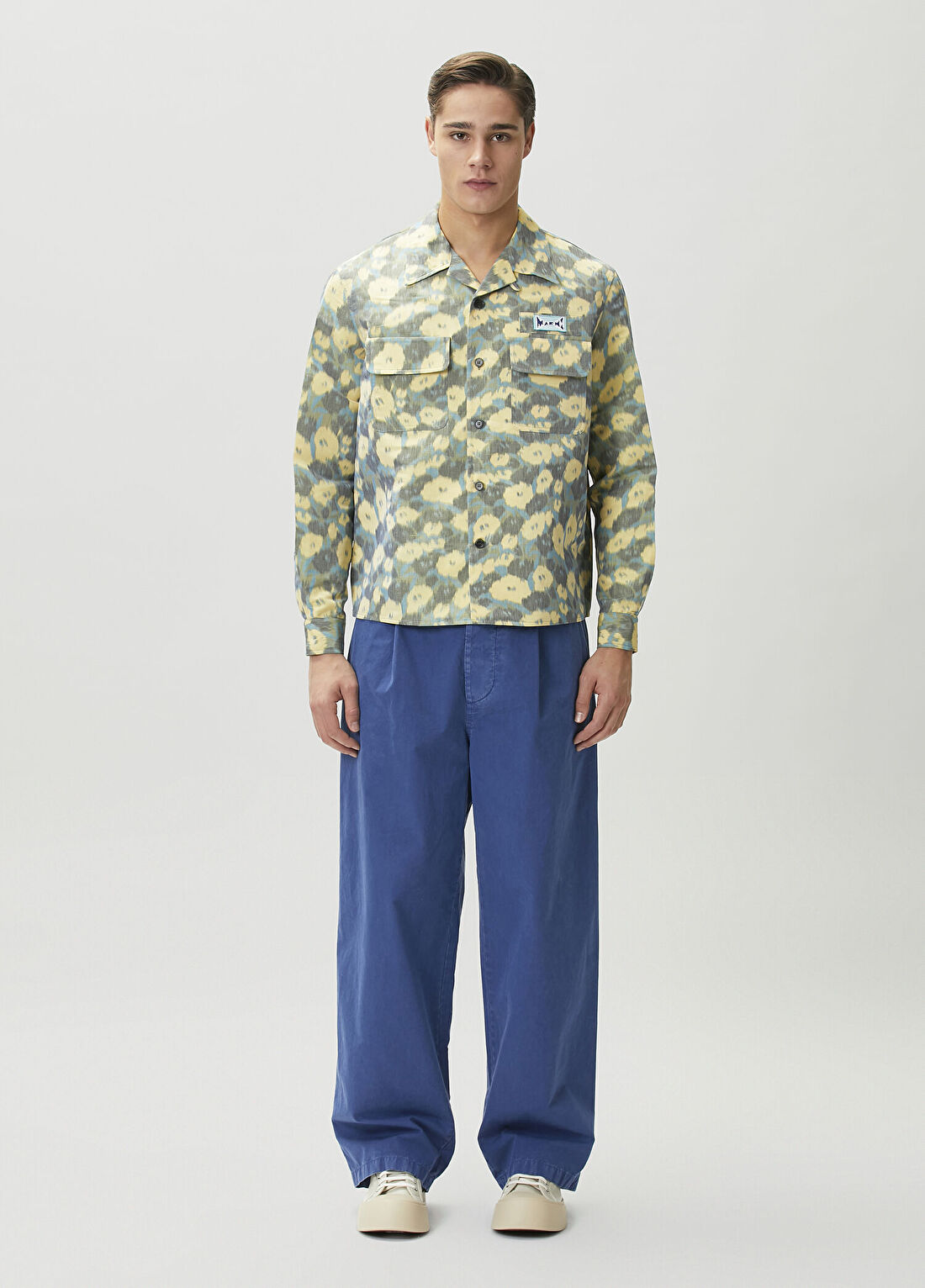 Marni Mavi Pilili Pantolon