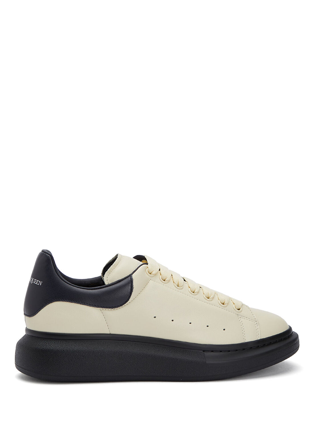 McQueen Oversized Krem Erkek Deri Sneaker
