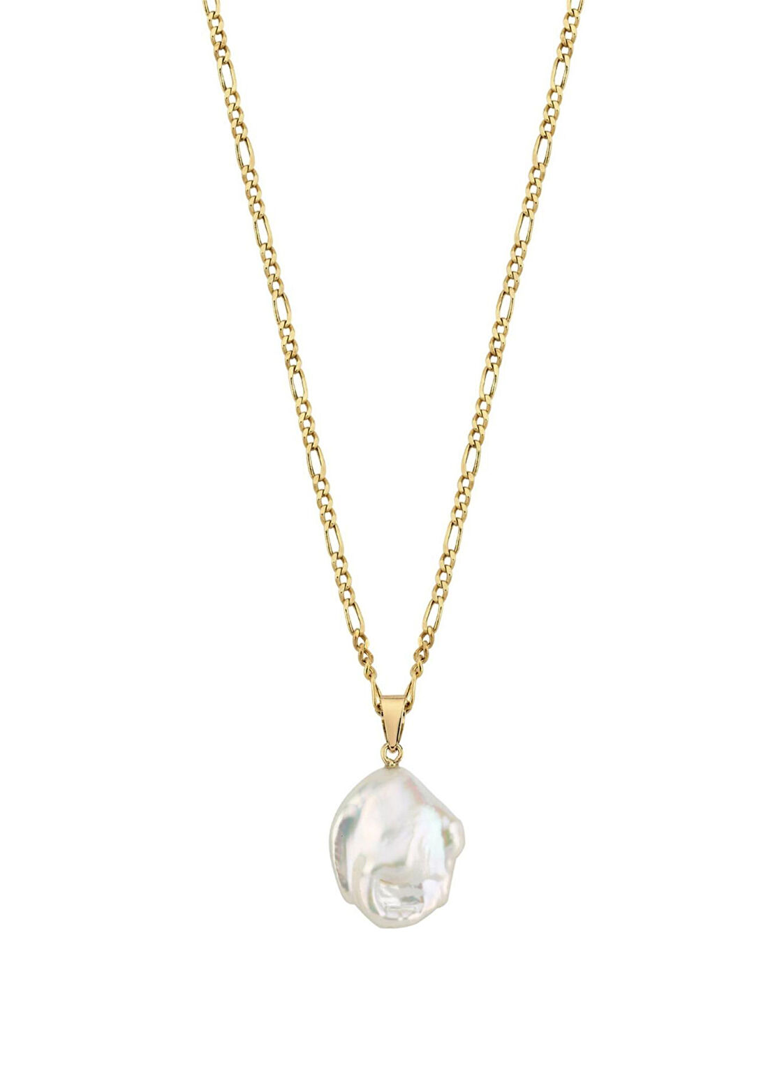 Safir Mücevher Deep Sea 14 Ayar Gold Tasarım Kadın İnci Kolye