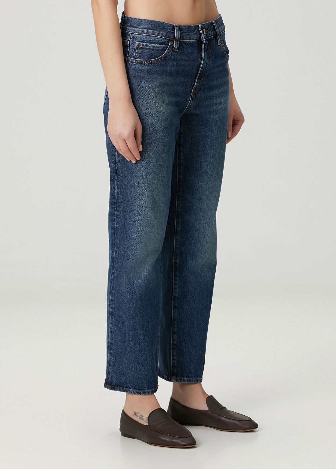 Frame Denim The Hang Mavi Jean Pantolon görsel 3