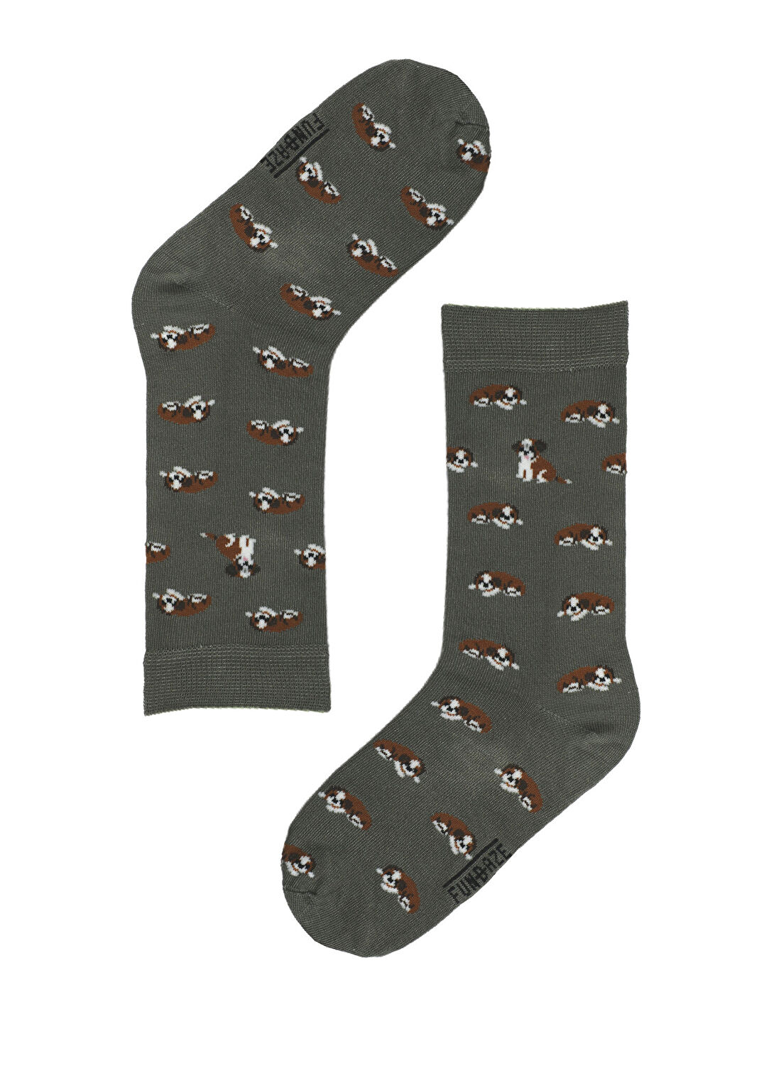 Fundaze Saint Bernard Desenli Bambu Unisex Çorap