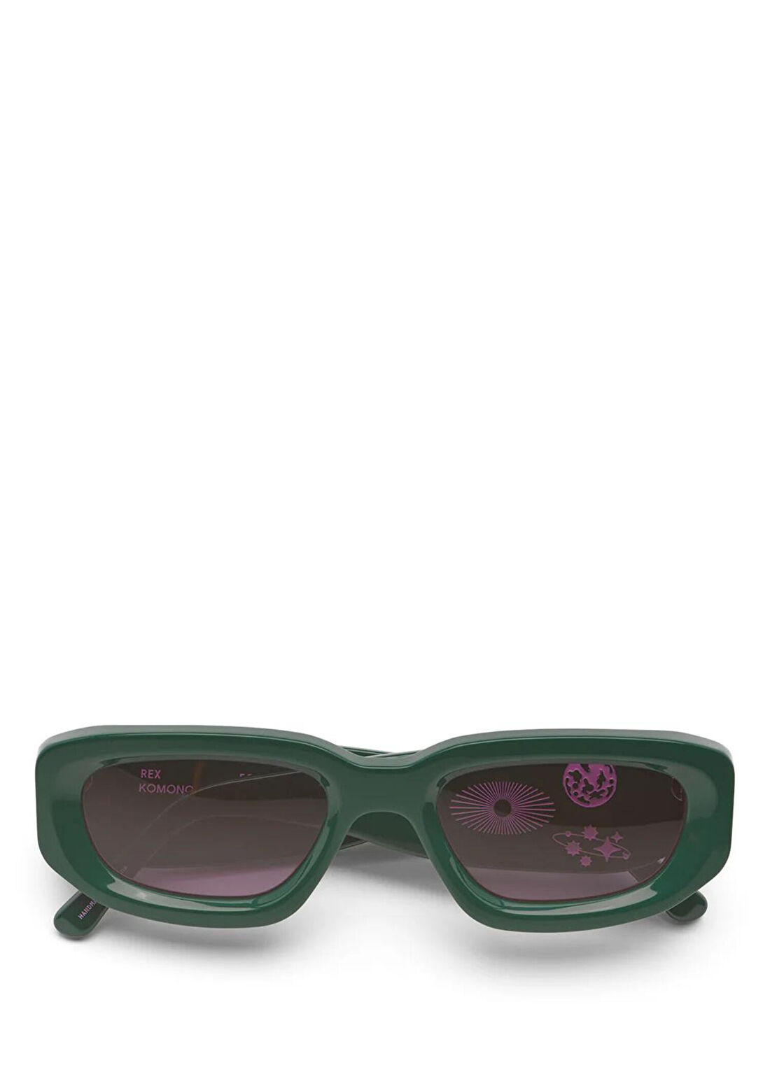 Komono Rex Green Splash Asetat Unisex Güneş Gözlüğü görsel 3