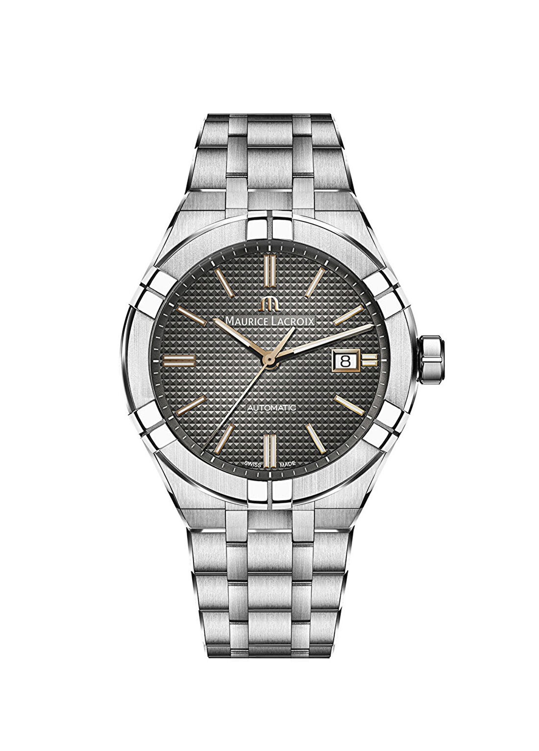 Maurice Lacroix ML-AI6008SS002331-1 Metalik Gri Erkek Kol Saati
