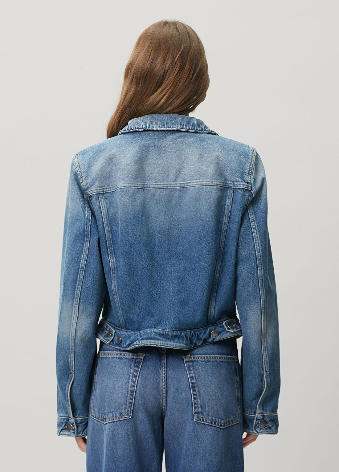 Acne Studios Mavi Denim Ceket görsel 4