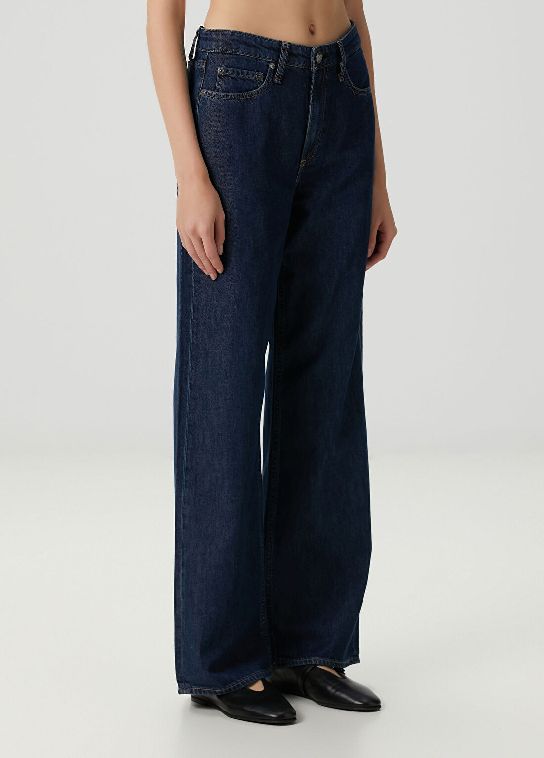 Rag&Bone Logan Koyu Mavi Jean Pantolon görsel 3